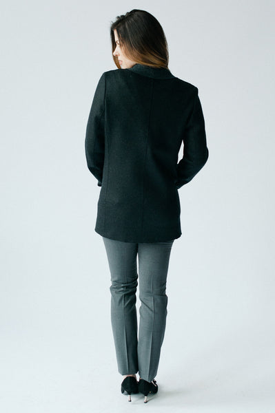 Wool jersey blazer by Cocoon in black