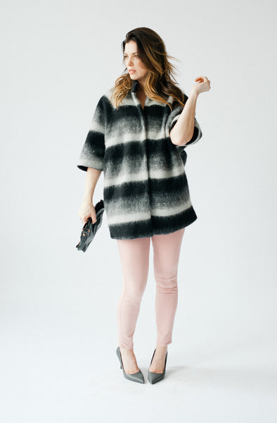 Comfortable sweater jacket by Elizabeth Geisler by Cocoon