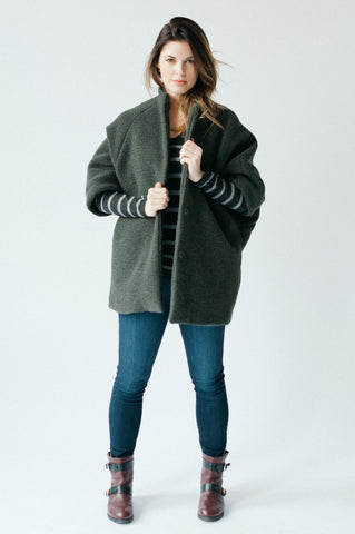 Sweater jacket by Elizabeth Geisler for Cocoon