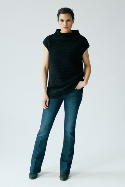 Sleeveless sweater by Elizabeth Geisler for Cocoon